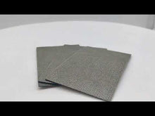 โหลดและเล่นวิดีโอในเครื่องมือดูของแกลเลอรี 280mmx230mm Flexible Diamond Sandpaper Sheet

